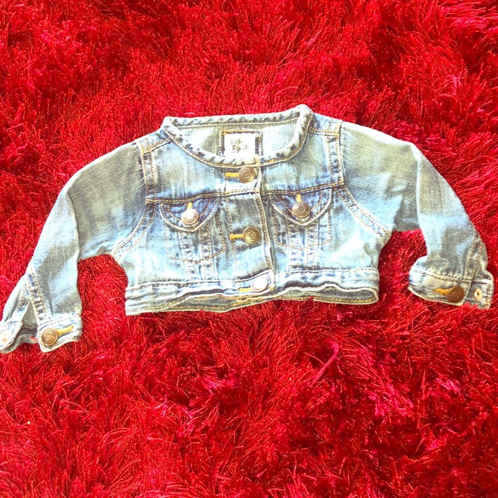 Half jean jacket